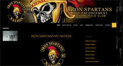 Desktop Screenshot of ironspartansmc.com