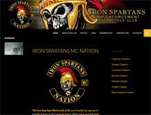 Tablet Screenshot of ironspartansmc.com